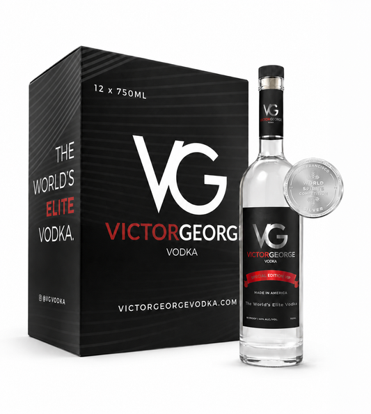 CASE OF VICTOR GEORGE (VG) VODKA