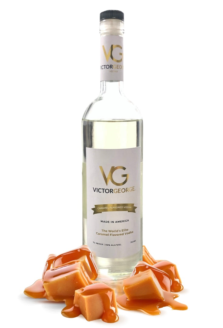 CARAMEL VICTOR GEORGE (VG) VODKA 750ML