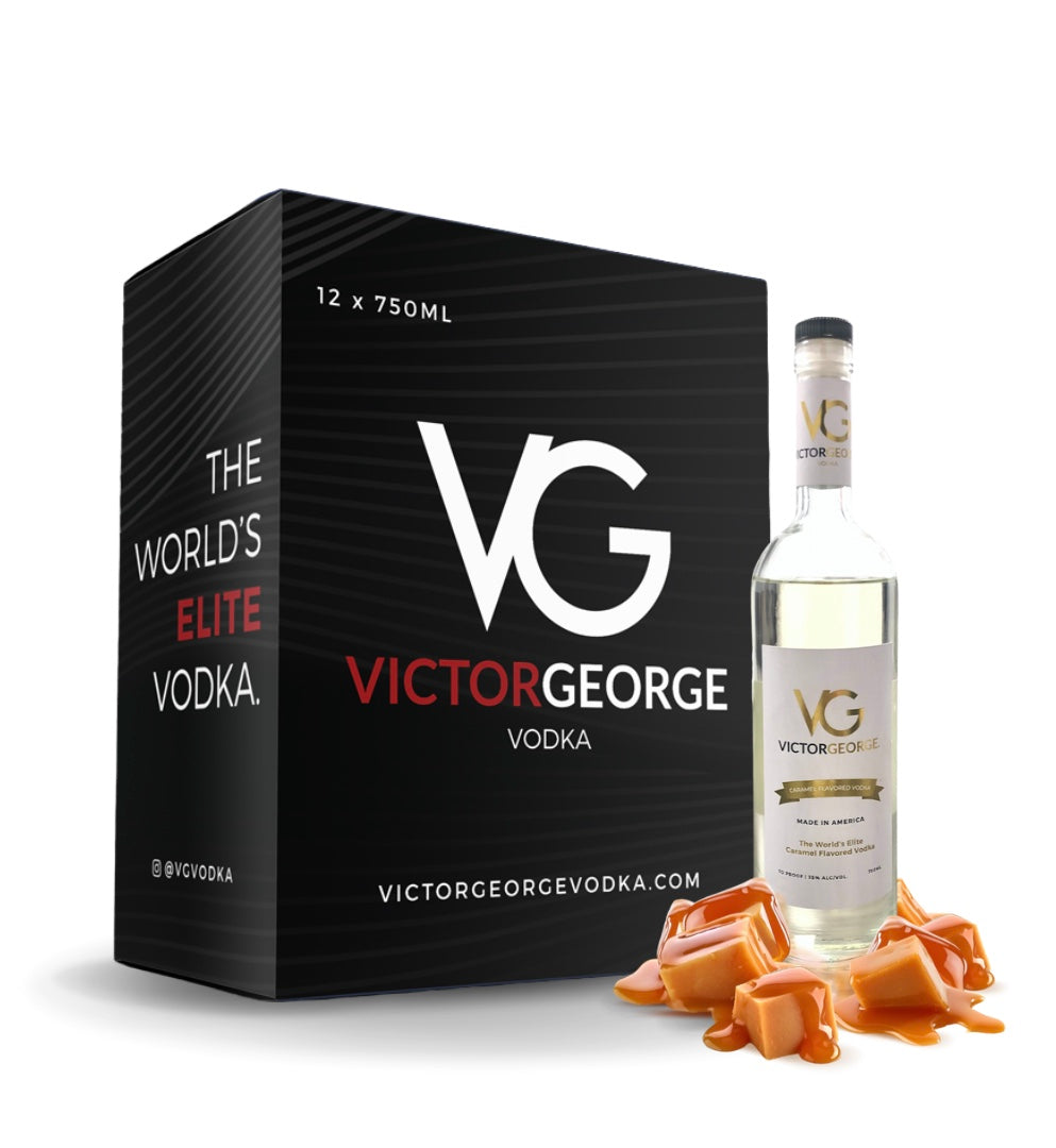 CARAMEL VICTOR GEORGE (VG) VODKA 750ML