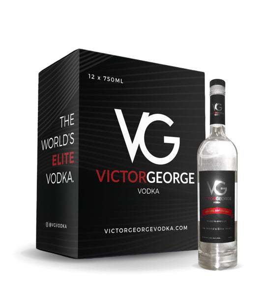 CASE OF VICTOR GEORGE (VG) VODKA